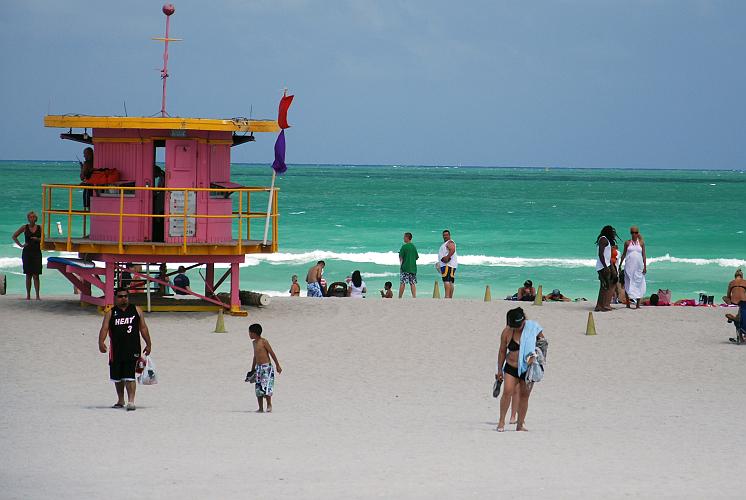 Miami beach, la spiaggia