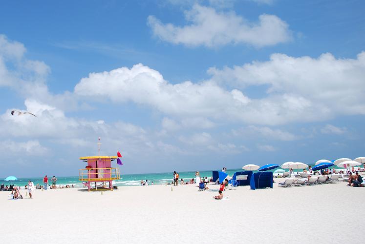 Miami beach, la spiaggia