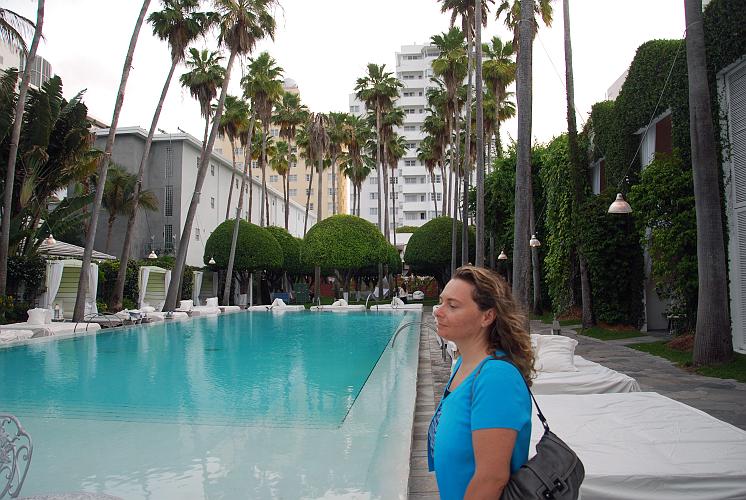 Miami Beach, Hotel Delano, la piscina